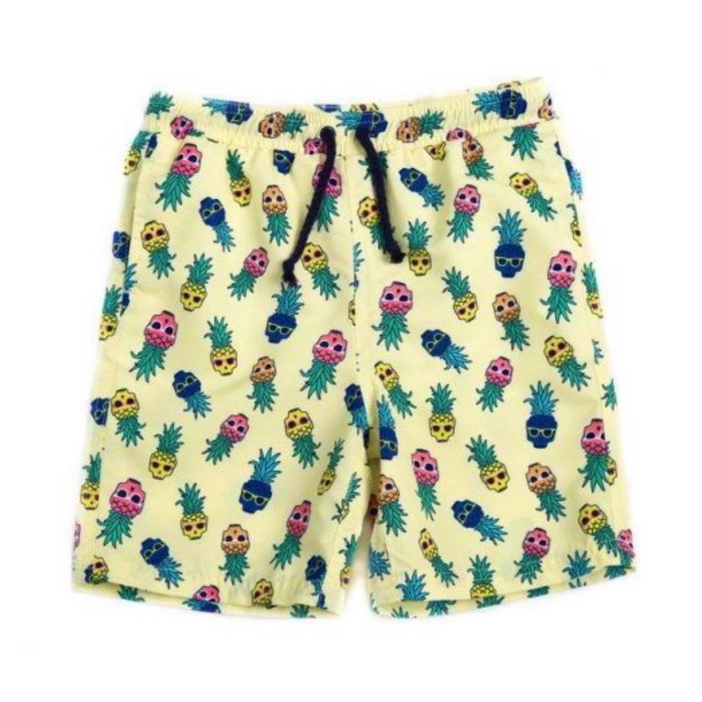 Egg Toddler Boys Pineapple Skull Sunglasses Drake Swim Shorts Bathing Suit 3T